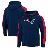 Men's New England Patriots NFL Pro Line by Fanatics Branded Iconic Pullover Hoodie Navy,baseball caps,new era cap wholesale,wholesale hats